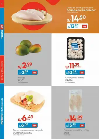 Makro Champiñones paccu oferta