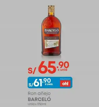Makro Ron añejo barceló unid x 1750ml oferta