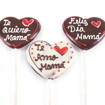 Tottus Paleta corazon figura de chocolate relleno 30g oferta