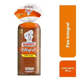 Tottus Pan integral 480 gr bimbo oferta