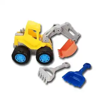 Tottus Set playa 3 piezas con excavadora. oferta