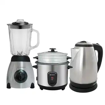 Tottus Licuadora 500 w plateada bls508 + olla + hervidor oferta