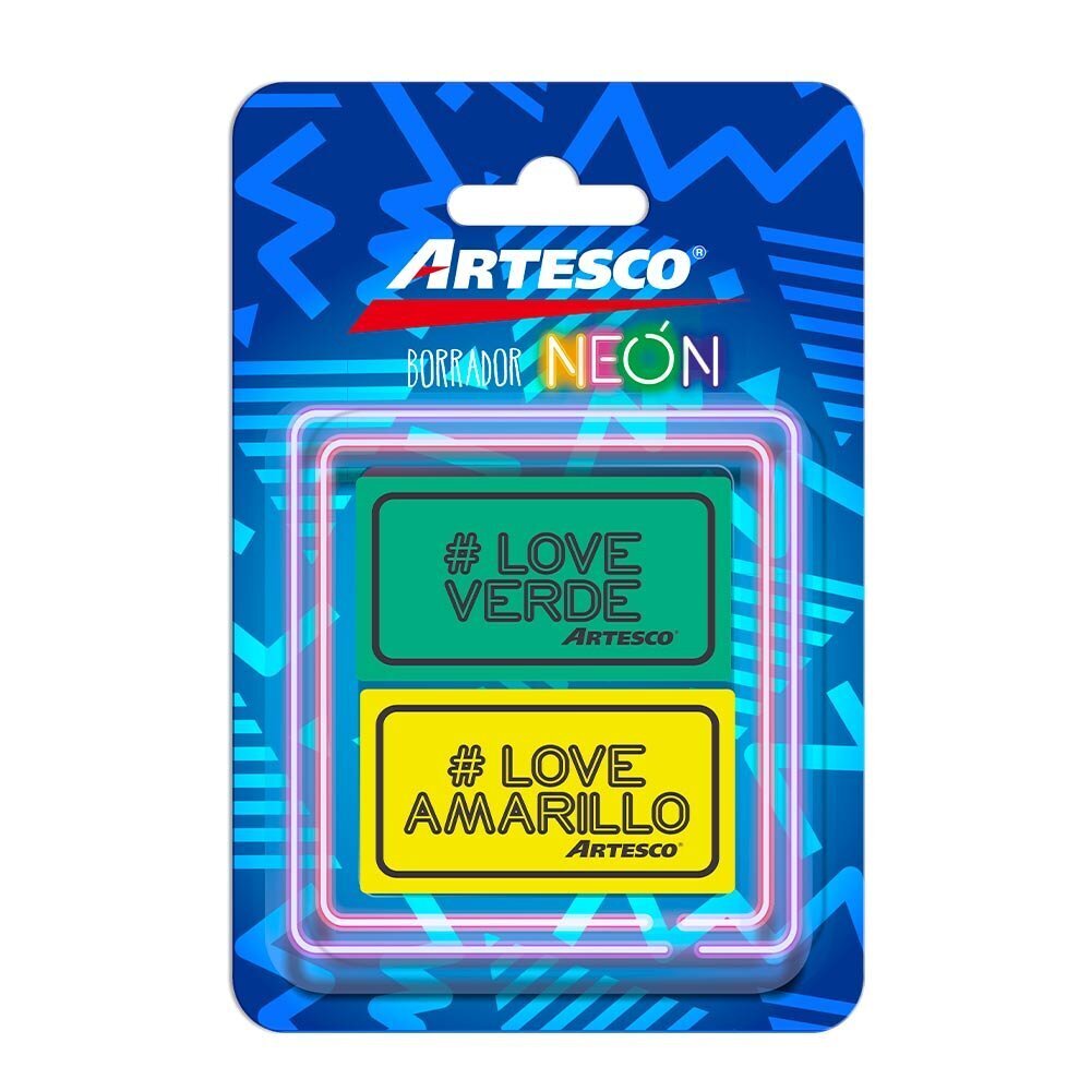 Tottus Borrador neon dust free x 2 unids. oferta