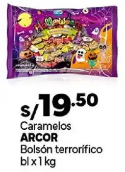 Plaza Vea Arcor caramelos bolsón terrorífico oferta