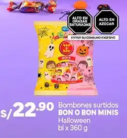 Plaza Vea Bon o Bon Minis Halloween oferta