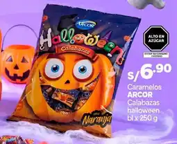 Plaza Vea Arcor caramelos calabazas halloween naranja oferta