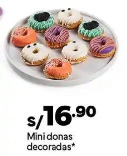 Plaza Vea Mini donas decoradas oferta