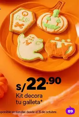 Plaza Vea Kit decora tu galleta oferta