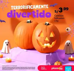 Plaza Vea Calabaza halloween oferta
