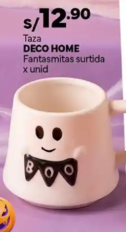 Plaza Vea Taza deco home fantasmitas surtida x unid oferta