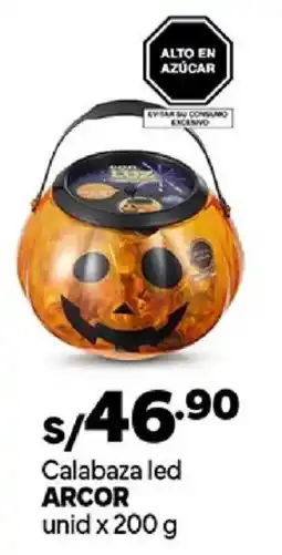 Plaza Vea Arcor calabaza led oferta