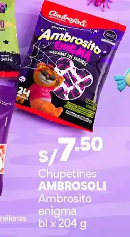 Plaza Vea Ambrosoli chupetines ambrosito enigma oferta