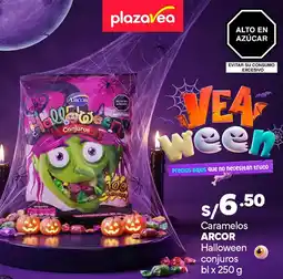 Plaza Vea Arcor caramelos halloween conjuros oferta