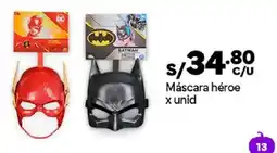 Plaza Vea Máscara héroe oferta