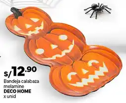 Plaza Vea Deco home bandeja calabaza melamine oferta