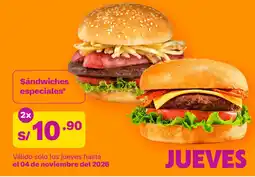 Tambo Sándwiches especiales oferta