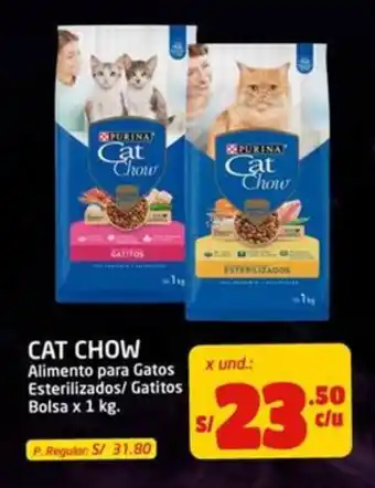 Cat Chow Alimento para Gatos Esterilizados/ Gatitos