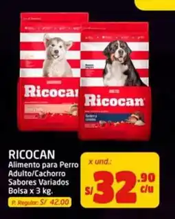 MaxiAhorro Ricocan Alimento para Perro Adulto/Cachorro Sabores Variados oferta