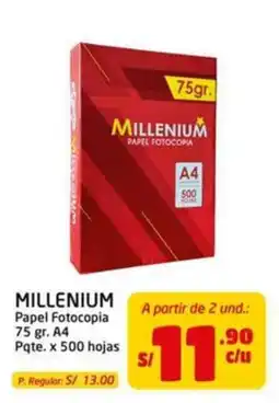 MaxiAhorro Millenium papel fotocopia oferta