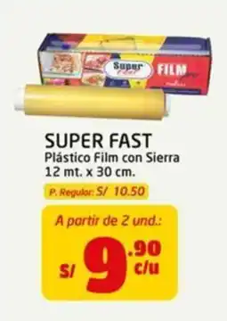 MaxiAhorro Super Fast plástico film con sierra oferta