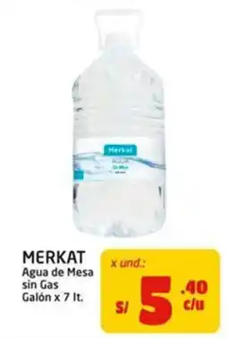 MaxiAhorro Merkat Agua de Mesa sin Gas oferta