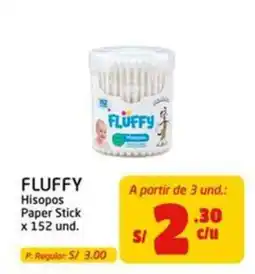 MaxiAhorro Fluffy hisopos paper stick oferta