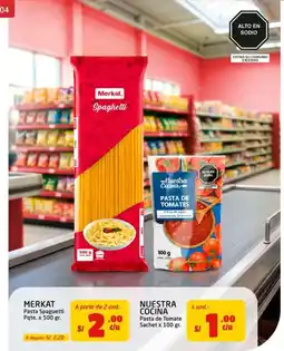 MaxiAhorro Merkat spaghetti oferta