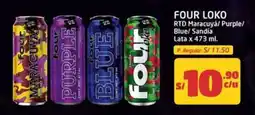 MaxiAhorro Four Loko RTD Maracuyá/ Purple/ Blue/ Sandía oferta