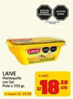 MaxiAhorro Laive mantequilla con sal oferta