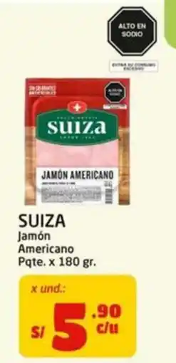 MaxiAhorro Suiza jamón americano oferta