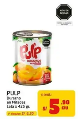 MaxiAhorro Pulp Durazno en Mitades oferta