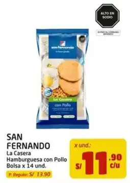 MaxiAhorro San Fernando La Casera Hamburguesa con Pollo oferta