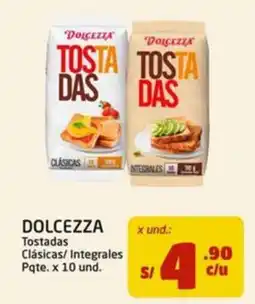 MaxiAhorro Dolcezza tostadas clásicas integrales oferta