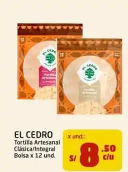 MaxiAhorro El Cedro tortilla artesanal clásica/integral oferta