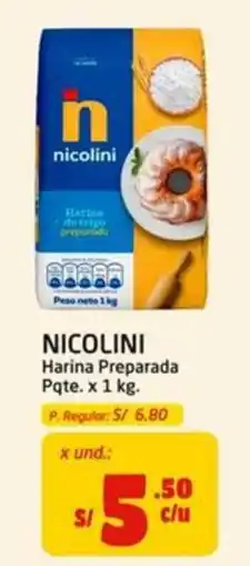MaxiAhorro Nicolini harina preparada oferta