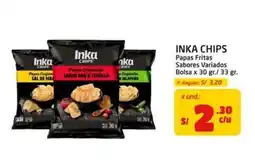 MaxiAhorro Inka Chips Papas Fritas Sabores Variados oferta