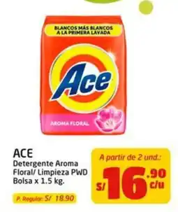 MaxiAhorro Ace Detergente Aroma Floral/Limpieza PWD oferta