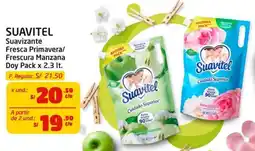 MaxiAhorro Suavitel Suavizante Fresca Primavera/ Frescura Manzana oferta