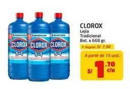 MaxiAhorro Clorox lejía tradicional oferta