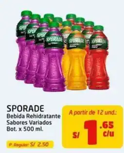 MaxiAhorro Sporade bebida rehidratante sabores variados oferta
