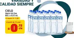 MaxiAhorro Cielo Agua sin Gas oferta