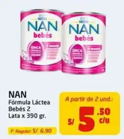MaxiAhorro Nan formula lactea bebes 2 oferta