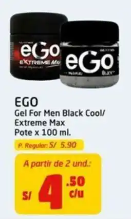 MaxiAhorro Ego gel for men black cool/ extreme max oferta