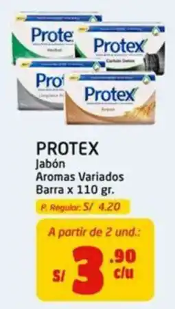 MaxiAhorro Protex jabón aromas variados oferta
