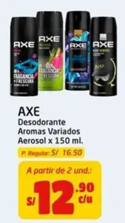 MaxiAhorro Axe desodorante aromas variados oferta