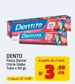 MaxiAhorro Dento pasta dental chicle globo oferta