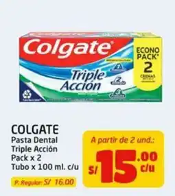 MaxiAhorro Colgate pasta dental triple acción oferta