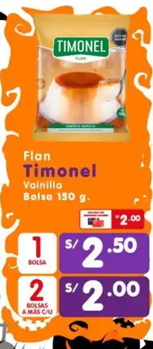 Vega Timonel flan vainilla oferta