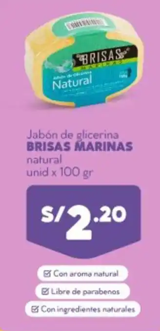 Brisas marinas jabón de glicerina natural