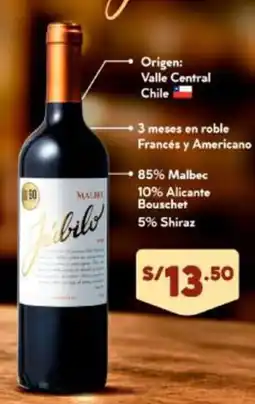 Mass Júbilo Malbec oferta